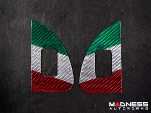 Alfa Romeo Giulia Door Trim - Window Switch Trim Kit - Carbon Fiber - Italian Theme - Feroce Carbon Alfa Romeo Giulia Door Trim - Window Switch Trim Kit - Carbon Fiber - Italian Theme - Feroce Carbon